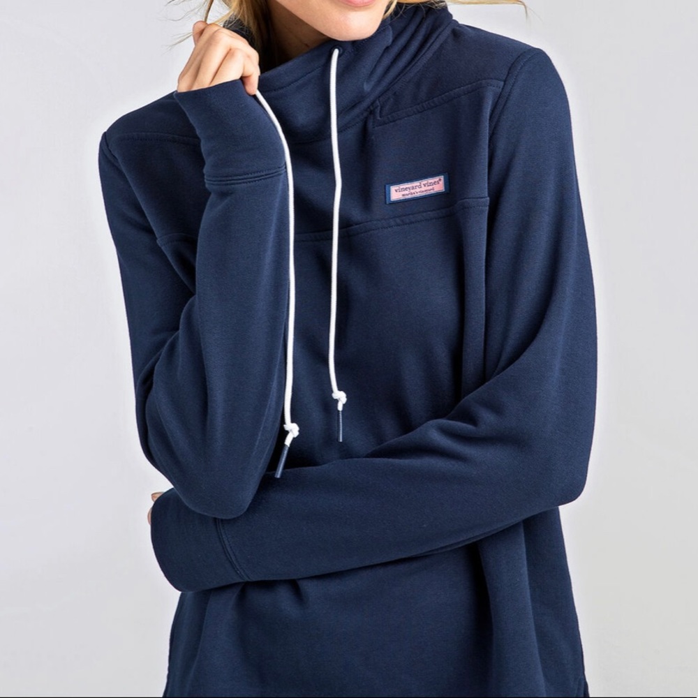 Relaxed Funnel Neck Shep Shirt